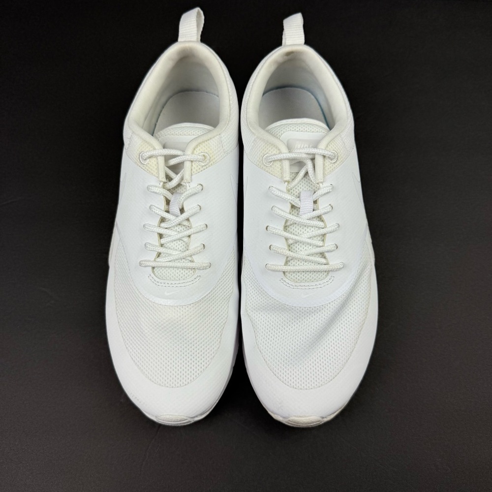Nike Air Max‎ Thea Triple White Sneaker 8.5 Womens Lace Up Shoes